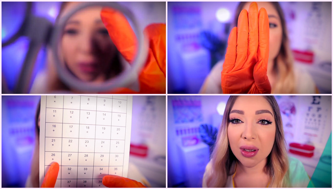 你的眼睛里有什么？！ ASMR 但一切都错了（体检，医学角色扮演） Tati ASMR视频