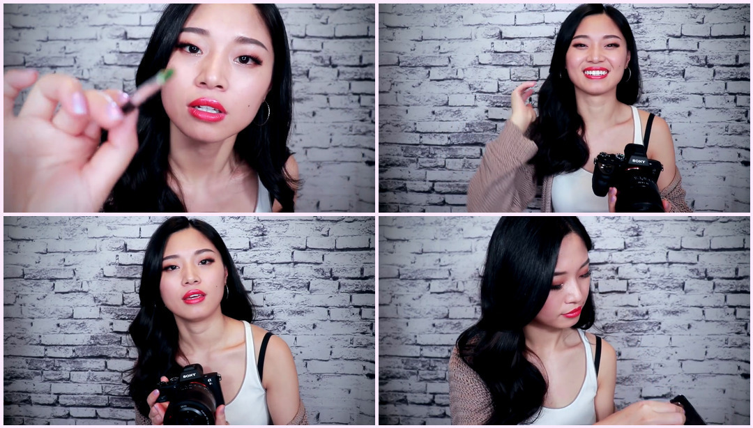 [ASMR] 拍摄和面部彩绘角色扮演（软语） Tingting ASMR视频