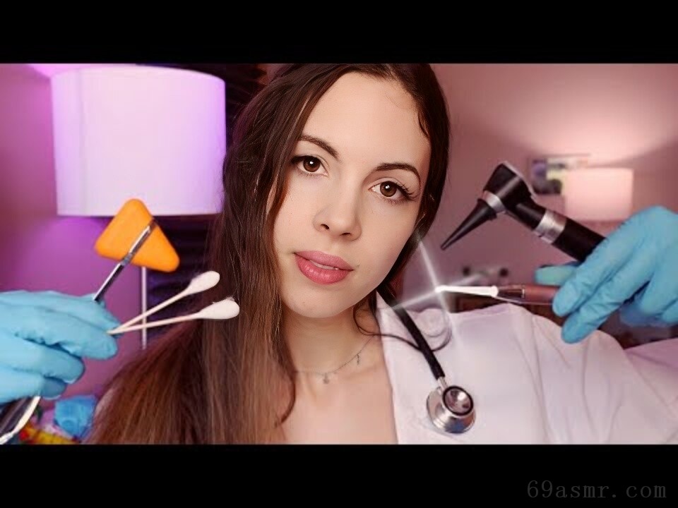 ASMR - 太空旅行后的全面体检 - 眼耳检查、头皮检查、颅神经、身体