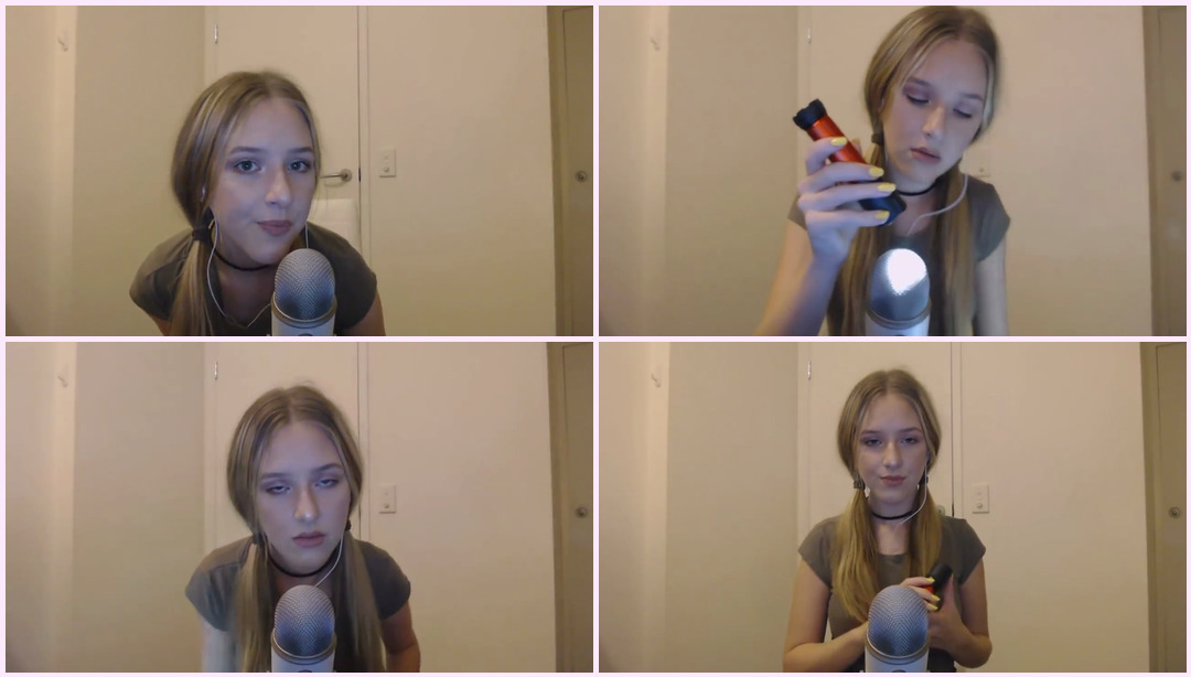 ASMR 用手电筒检查你的眼睛近距离耳语 Diddly ASMR视频