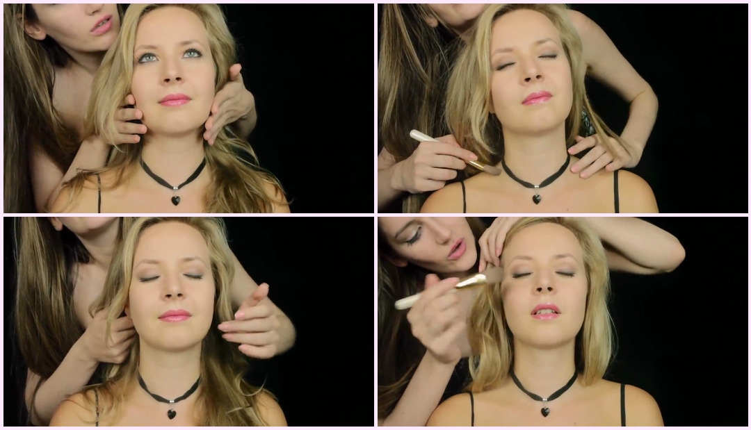 ASMR 和我一起在 Pelageya 的温柔手中融化：用刷子进行面部按摩 双胞胎Asmr ASMR视频