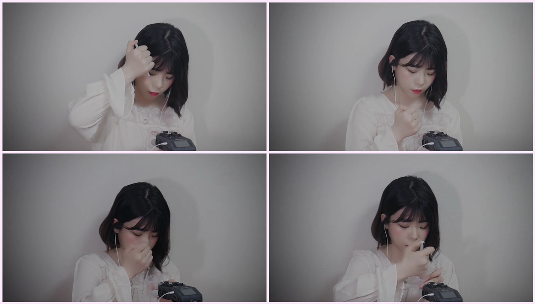 [ ASMR] │ │水入耳│水洗耳│不说话 妍珠 ASMR视频