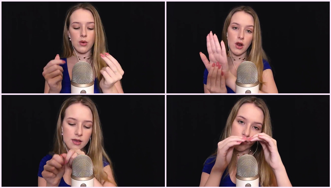 ASMR 手部声音和手部动作 Diddly ASMR视频