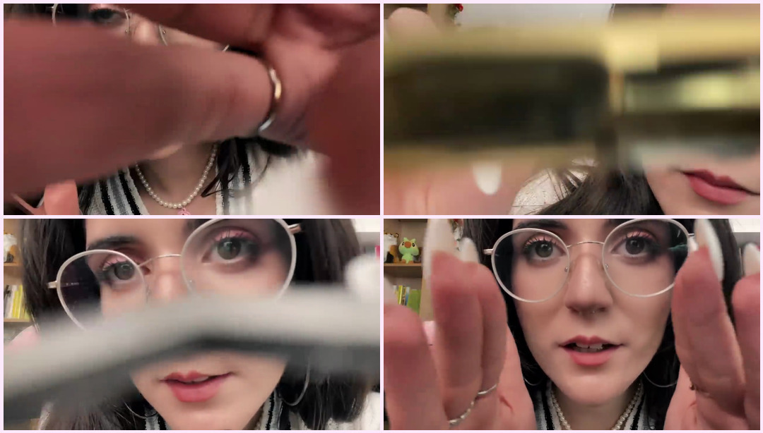 来自德国的女孩给你个人的关注 - ASMR 采摘、窃窃私语、敲击 edafoxx ASMR视频