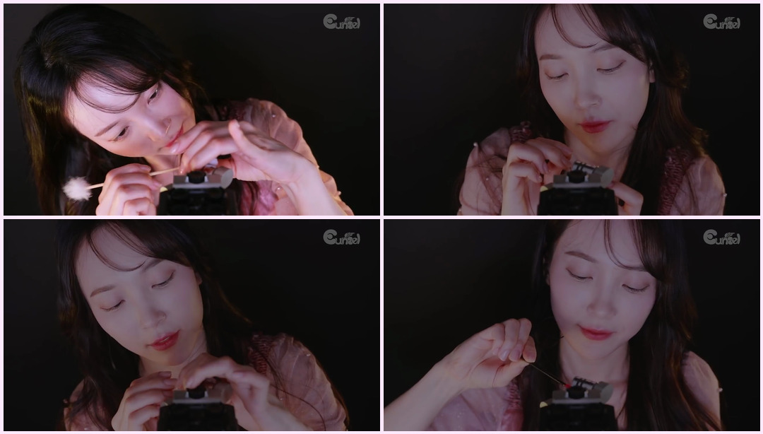 ASMR 不说话 1 小时深层强力清洁耳朵 Eunzel ASMR视频