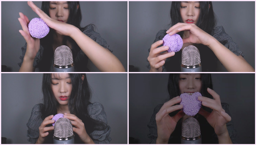 ASMR 敏感粘滞声音 |大脑融化的刺痛 |玩泡沫，松脆的粘液（不说话）- Sonagi ASMR视频