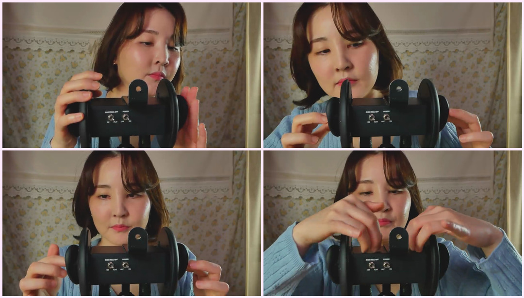 ASMR也是转圈圈的3DIO | 耳膜摸、耳风、刮脑、塞耳等 rappeler ASMR视频