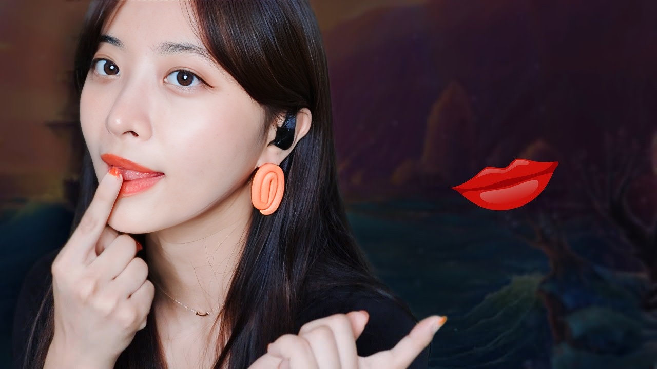 ASMR l Spit painting on you (촉촉, 스핏 페인팅 l Spit painting) --