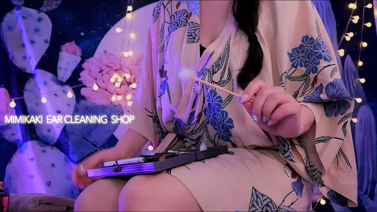 [ENG SUB] ASMR Mimikaki 舒适耳朵清洁护理 Shop️