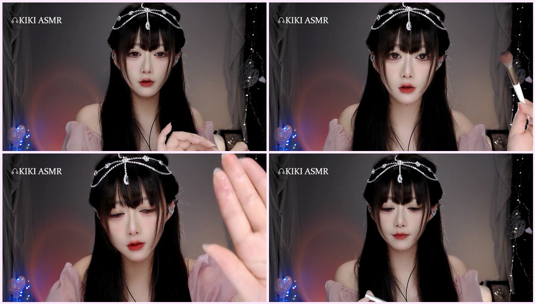 ASMR 低语场景模拟，模仿化妆师~ KiKi ASMR视频